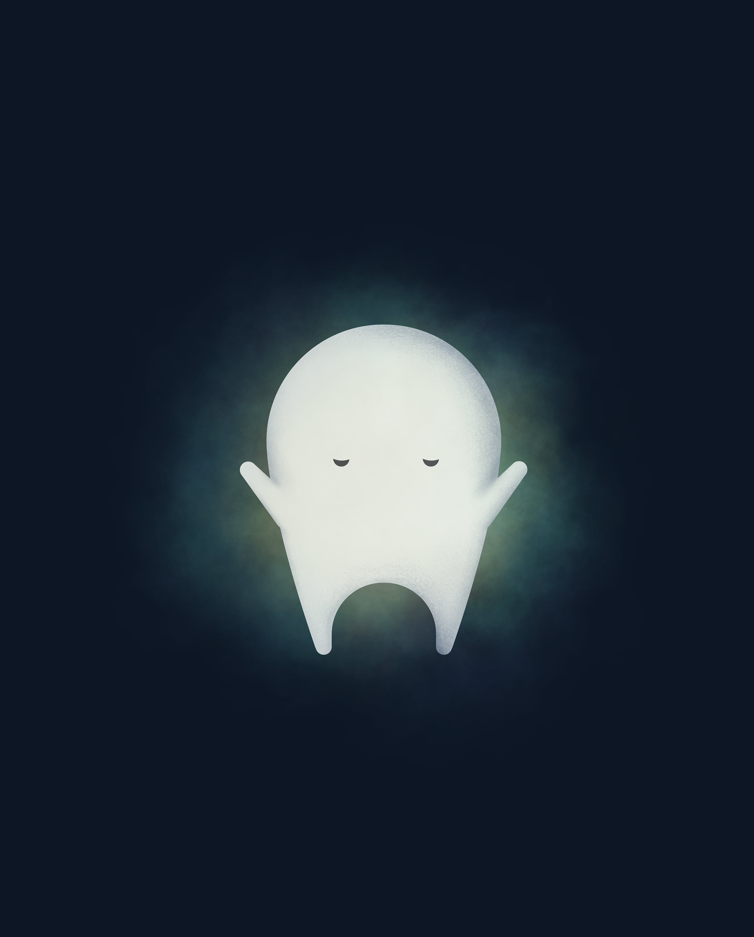 Auwa, a luminous being arriving in the world